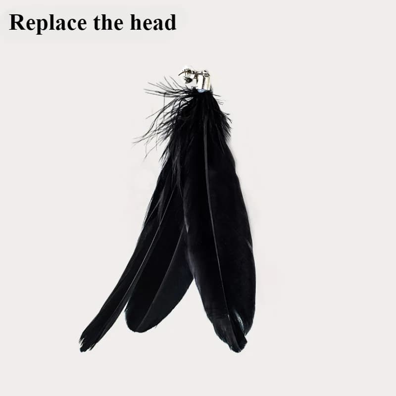 Funny Simulation Bird Cat Toy Feather with Bell Cat Stick Interactive Toy for Kitten Playing Teaser Wand Toy Pet Cats Supplies - image 8