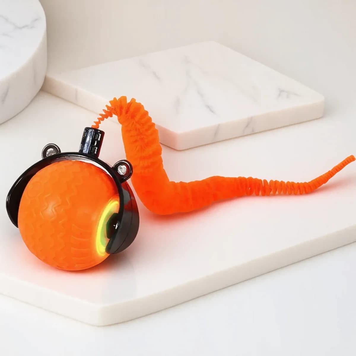 Automatic Rotating Smart Obstacle Avoidance LED Interactive Cat Toy 360 Degree Pet Playful Teasing Ball - image 7