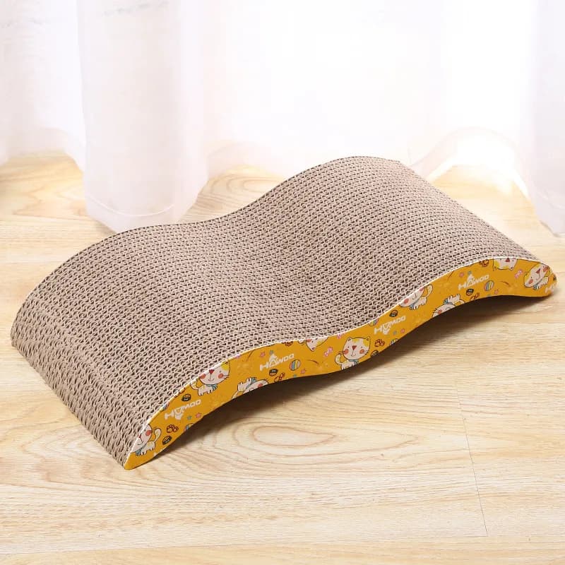 Cat Toys cat scraper sharpening claw cardboard corrugated board scratch-resistant cat scratch board Cat toy sofa cushion bed - image 3