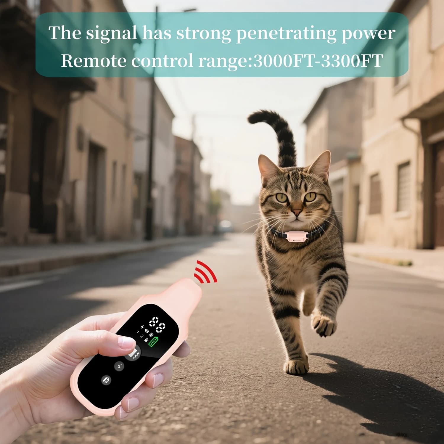 YHLC 800m Cat Anti Meowing Collar, Automatic No Shock Vibration Collar for Cats, Cat Trainer Designed Collar for Stop Meowing - image 4