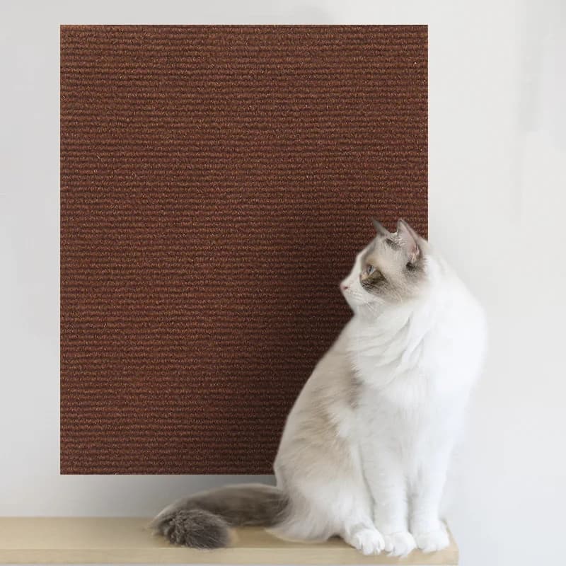 Wall Self-Adhesive Anti Cat Scratch Sofa DIY Cats Scratch Protection Paws Sharpen Trimmable Carpet Cats Scratch Board - image 11