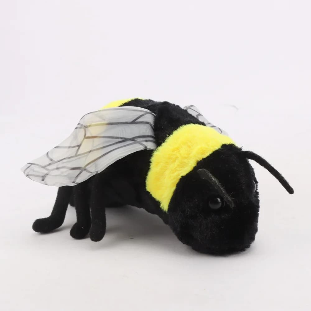 2 Sizes Lifelike Bee plush toy Soft Stuffed Cute Toy Insect Bee Plush Honeybee For Children Insect Enthusiasts Home Decoration - image 6