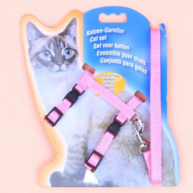 Hot-selling cat chest strap simple design traction rope high-quality nylon material sturdy and durable pet supplies - image 9