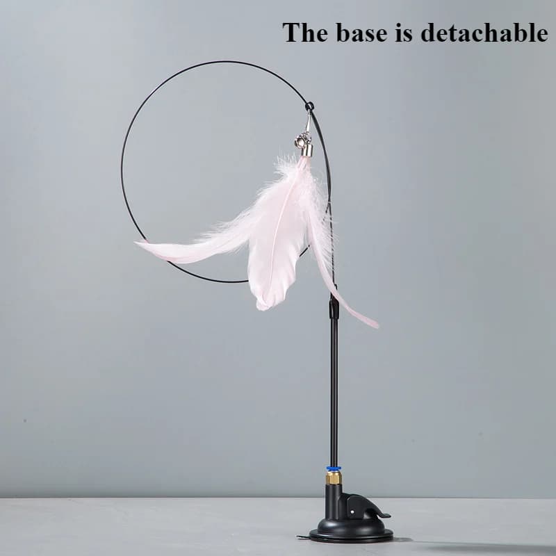Funny Simulation Bird Cat Toy Feather with Bell Cat Stick Interactive Toy for Kitten Playing Teaser Wand Toy Pet Cats Supplies - image 7