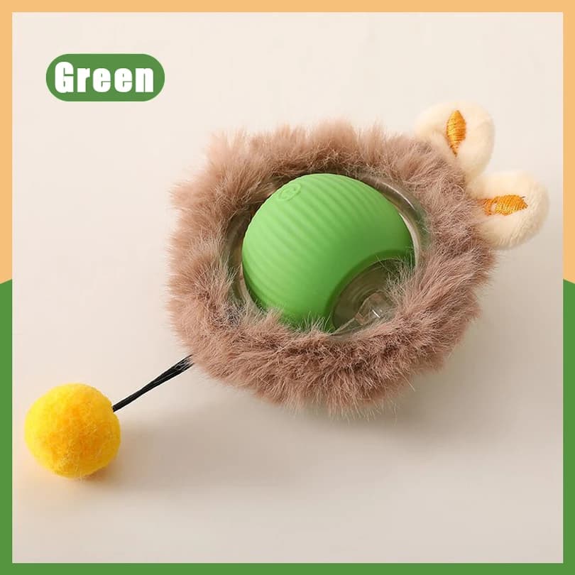 Interactive Cat Toys Ball Fast Rolling in Pouch Hide and Seek Kitten Toy Motion Activated Interactive Cat Toy for Indoor - image 17