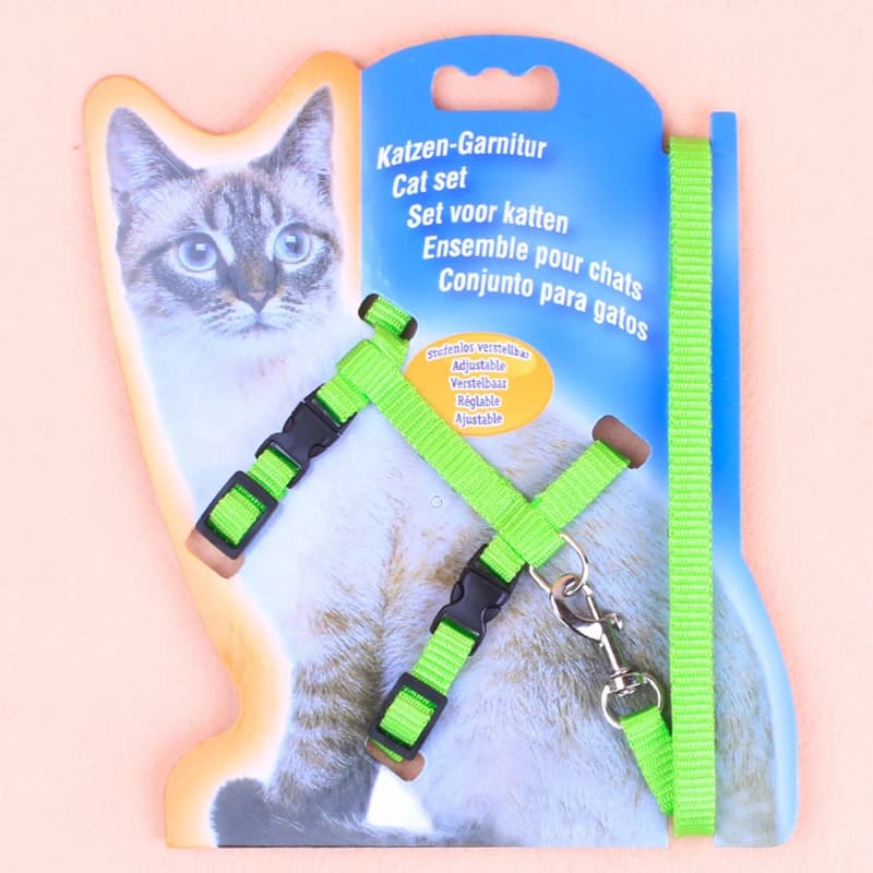 Hot-selling cat chest strap simple design traction rope high-quality nylon material sturdy and durable pet supplies - image 7