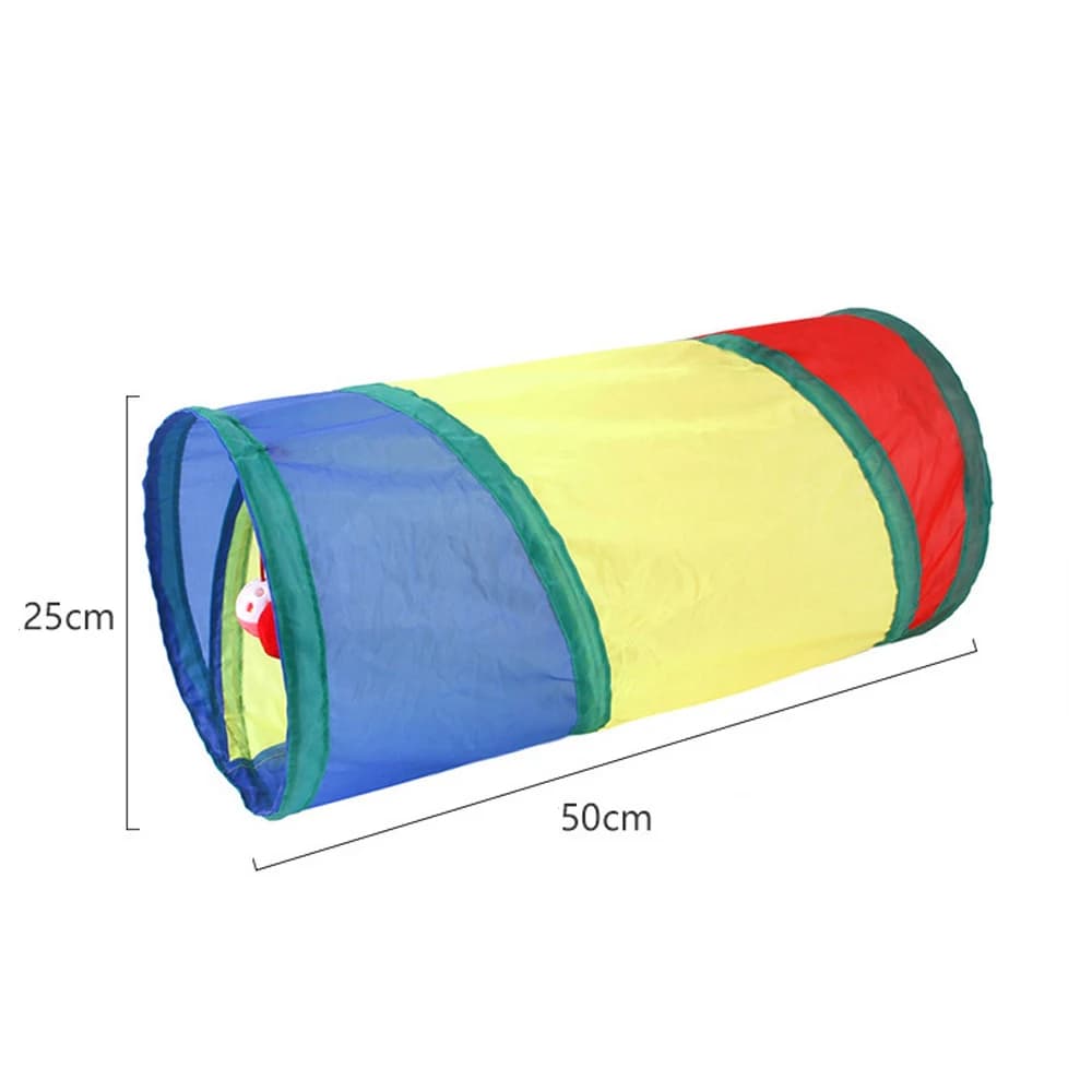 Cat Tunnel Pet Tube Collapsible Play Toy Indoor Outdoor Kitty Puppy Toys for Puzzle Exercising Hiding Training - image 8