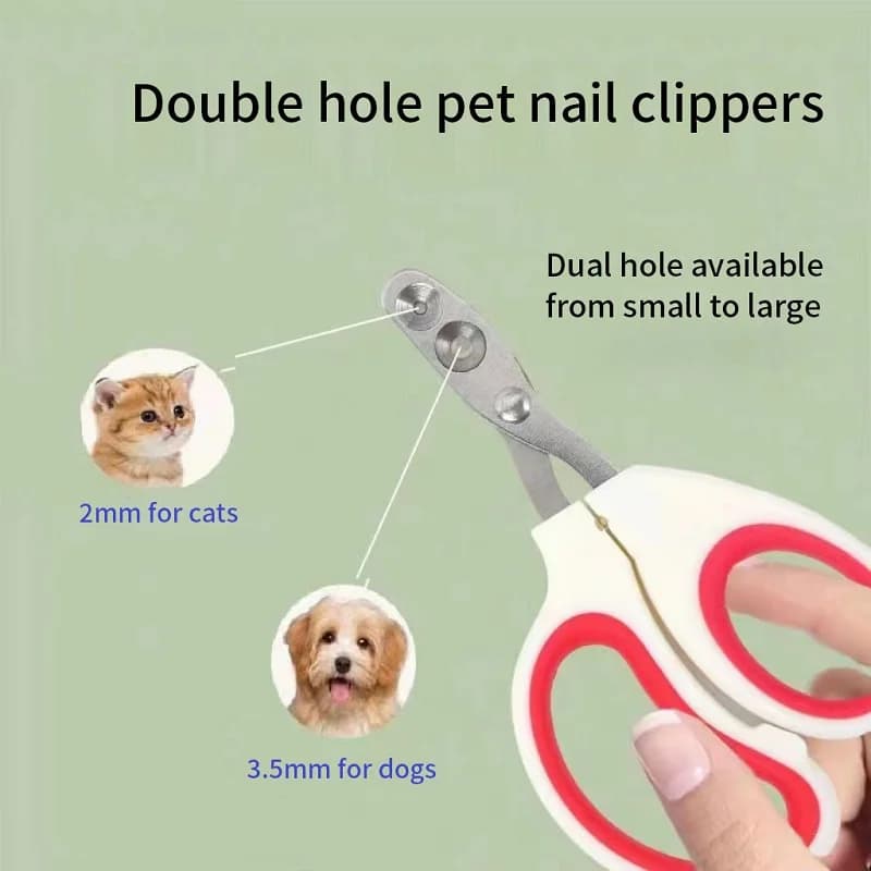 Professional Cat Nail Clippers for Small Cat Dog Stainless Steel Puppy Claws Cutter Pet Nail Grooming Clippers Trimmer - image 2