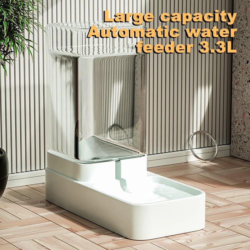 Large capacity optional Automatic Cat Feeder & Water Dispenser with Gravity Food Storage Container for Cats and Dogs - image 8