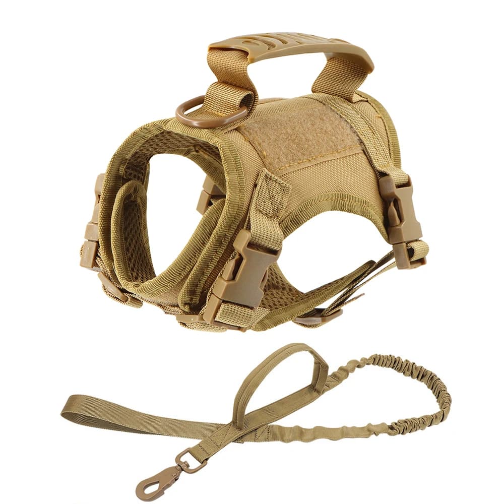 Tactical Cat Harness For Walking Escape Proof Adjustable Pet Vest Harness Soft Mesh With Control Handle For Large Cat Small Dog - image 11