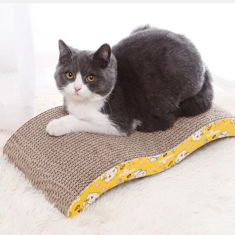 Cat Toys cat scraper sharpening claw cardboard corrugated board scratch-resistant cat scratch board Cat toy sofa cushion bed - image 5